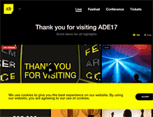 Tablet Screenshot of ade2011.amsterdam-dance-event.nl